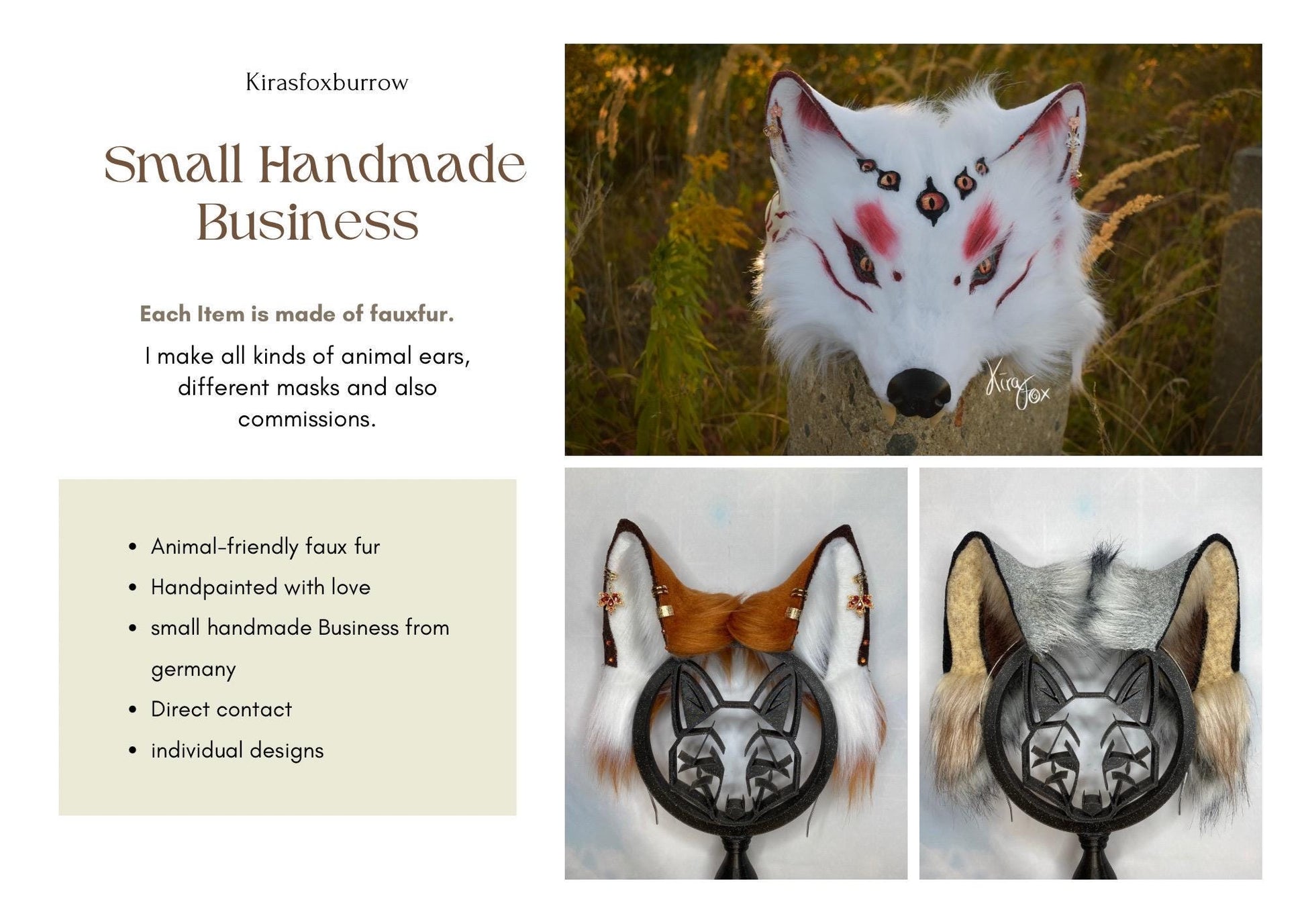Animal Crossing Ankha fox ears handmade from faux fur for cosplay, streamers, therians, furries wearable as a headband
