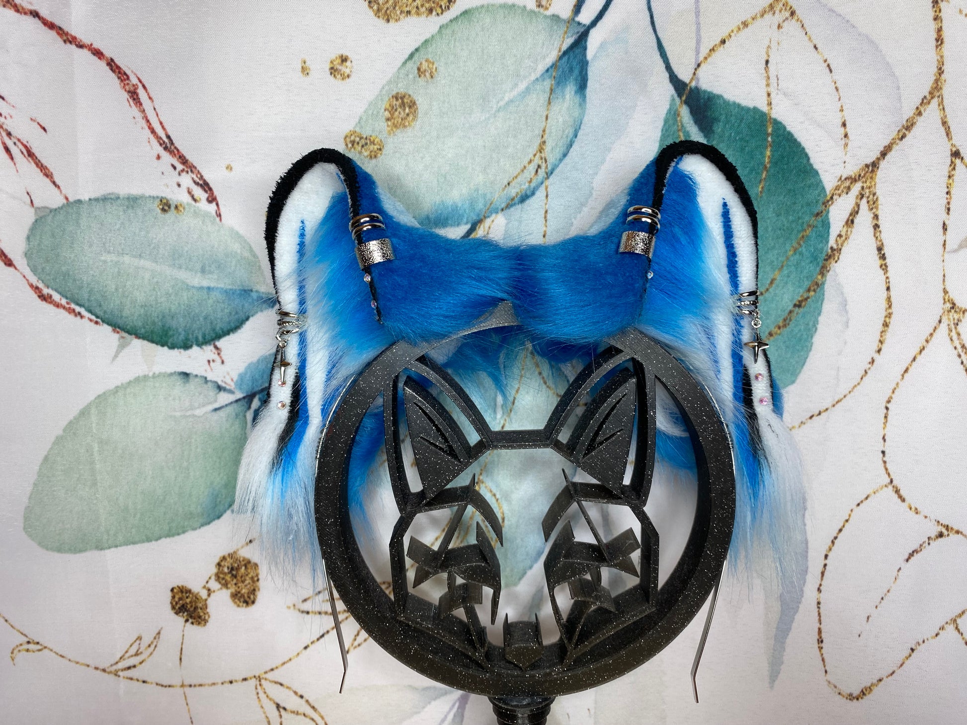 Kpop Demon Hunters Derpy Tiger handmade with love fauxfur cat ears for cosplay, petplay, streaming, anime fans, therians, furrys headband