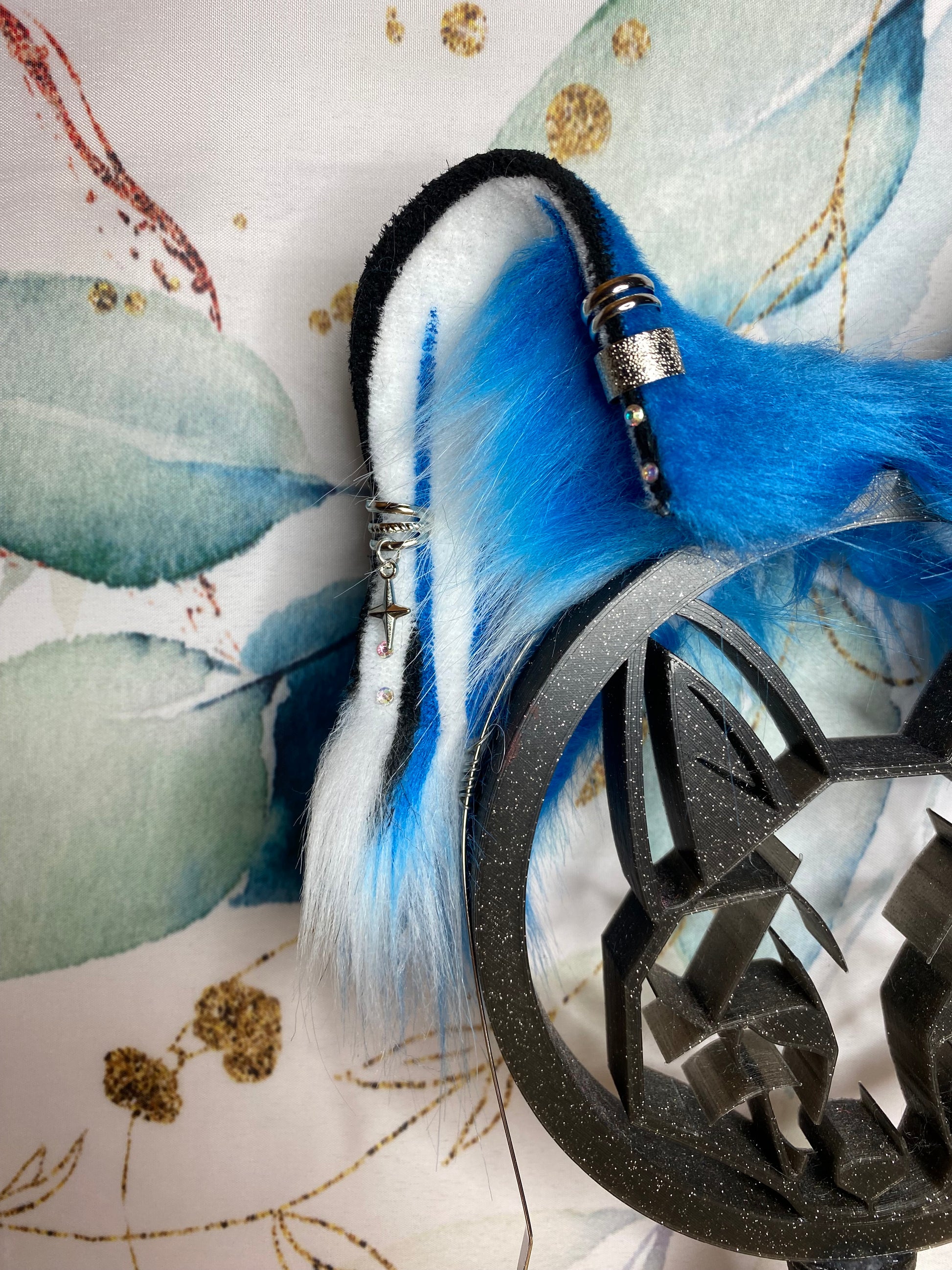 Kpop Demon Hunters Derpy Tiger handmade with love fauxfur cat ears for cosplay, petplay, streaming, anime fans, therians, furrys headband