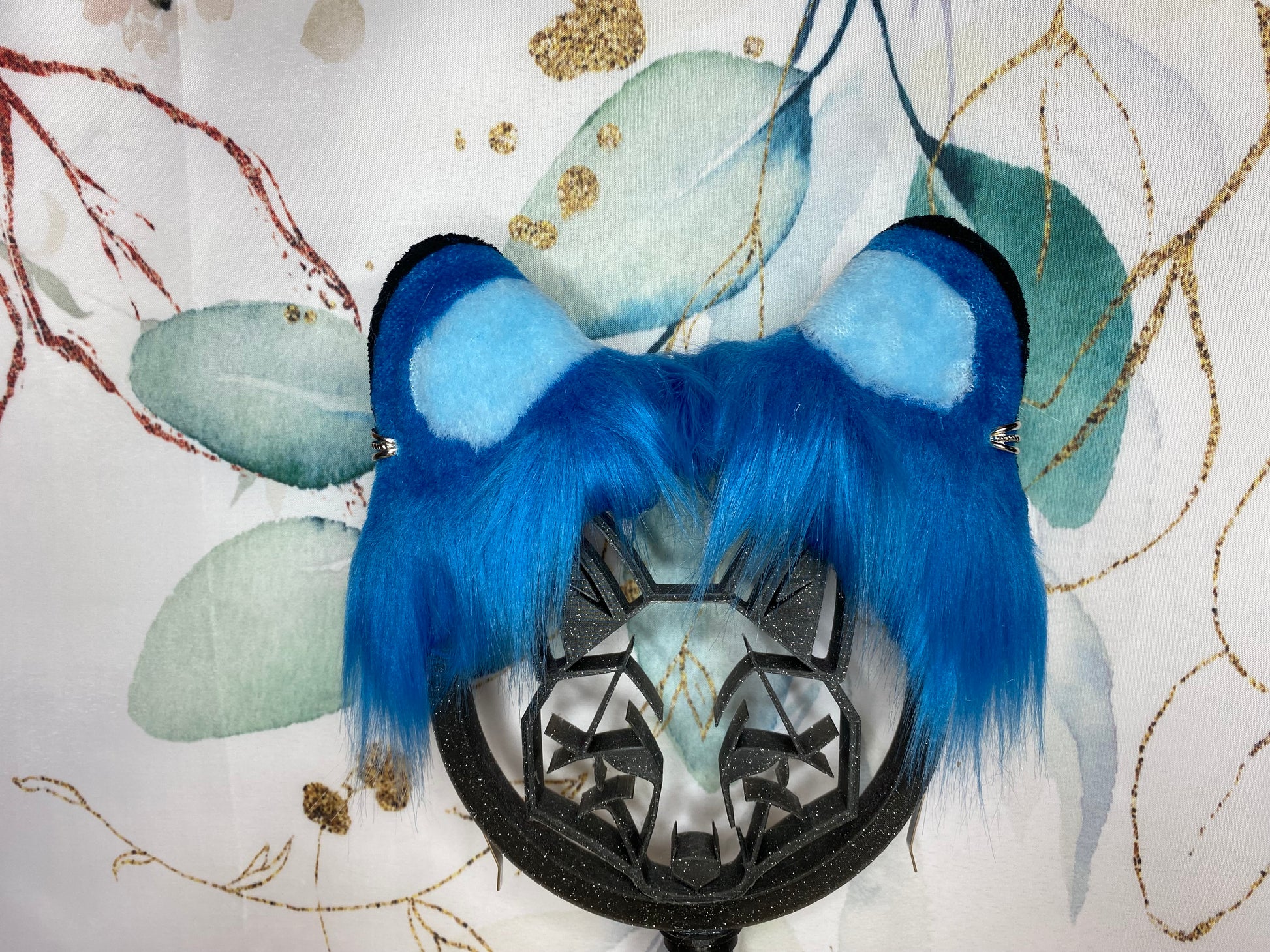 Kpop Demon Hunters Derpy Tiger handmade with love fauxfur cat ears for cosplay, petplay, streaming, anime fans, therians, furrys headband